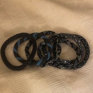 Beaded Bracelets Set from Nepal